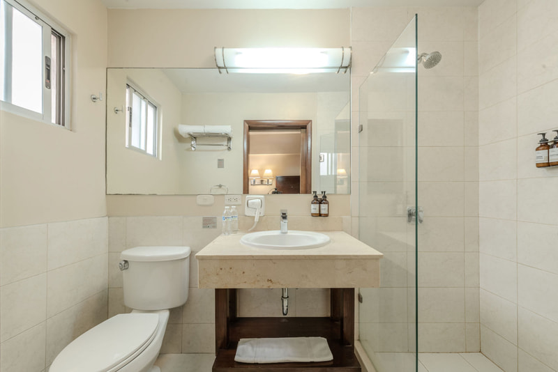 Baño de la habitación Doble