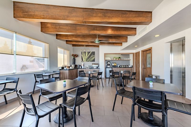 Breakfast buffet dining room